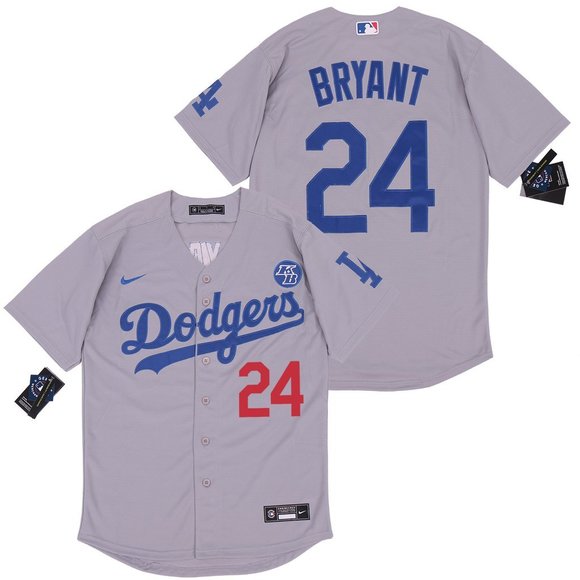 kobe bryant baseball jersey